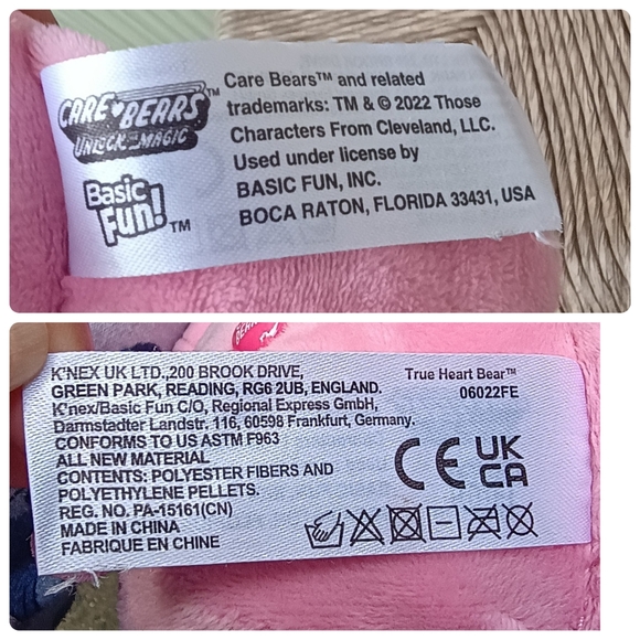 Care Bear True Heart Plush 10โ 2022 Basic Fun Stuff Animal fairy core - Picture 14 of 14